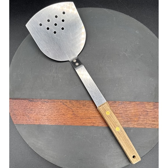 Vernco Other - Vintage Vernco Stainless Steel Serrated Edge Spatula | 12" | Made In Japan
